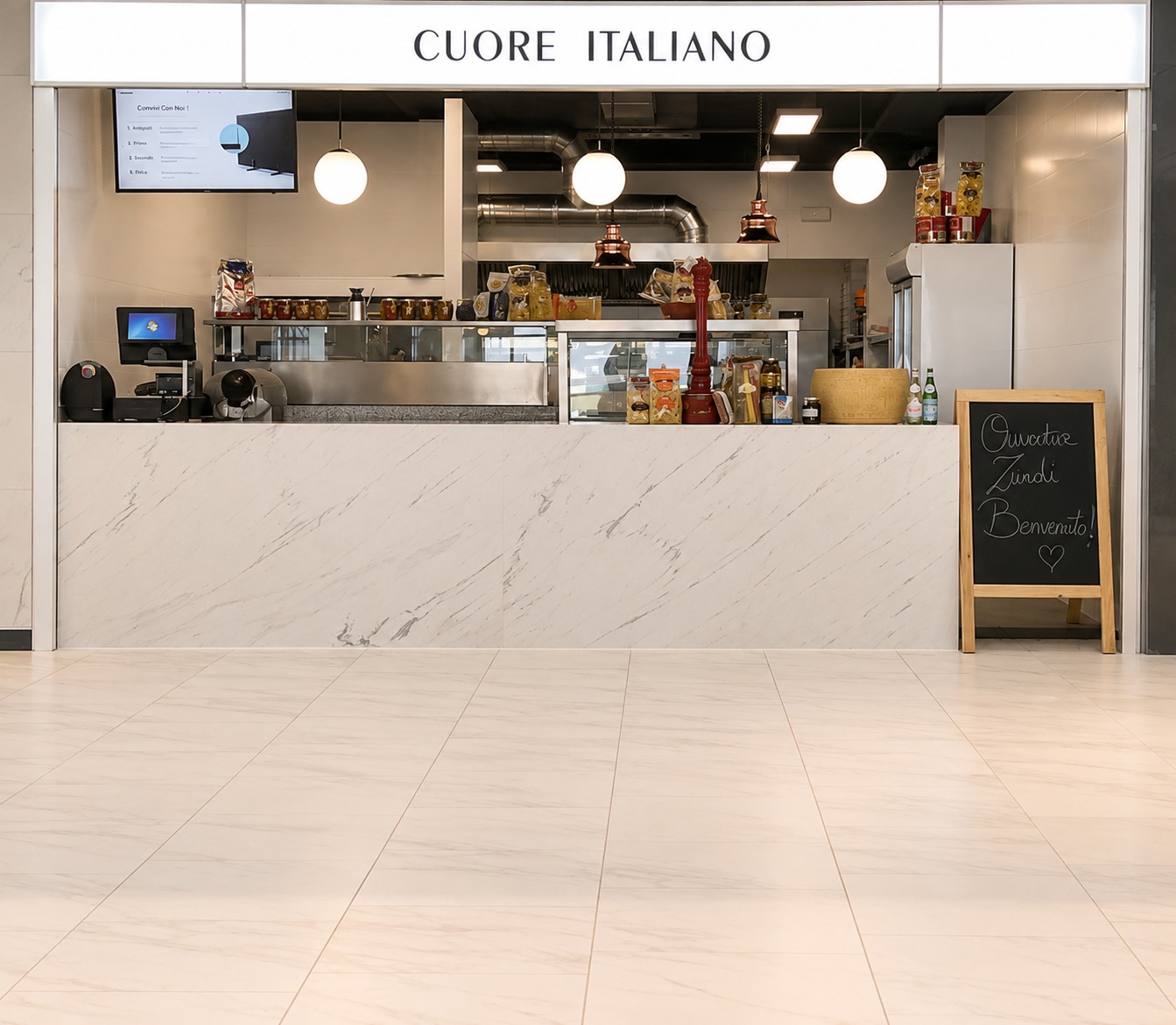 Restaurant italien Cuore Italiano — Anfa Place, Casablanca